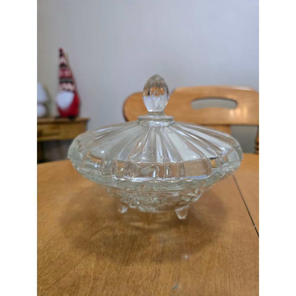 Clear Glass Candy Dish Serveware